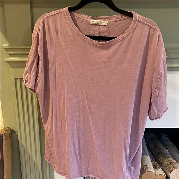 FP lavender Short Sleeve Women's Top - Picture 2 of 3